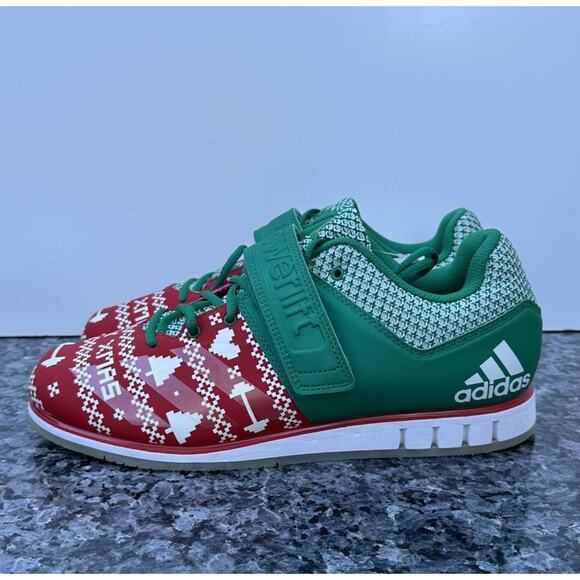 Adidas Powerlifting 3.1 Christmas Edition Weightlifting Shoe Sneaker Men’s SZ 12 main image 5